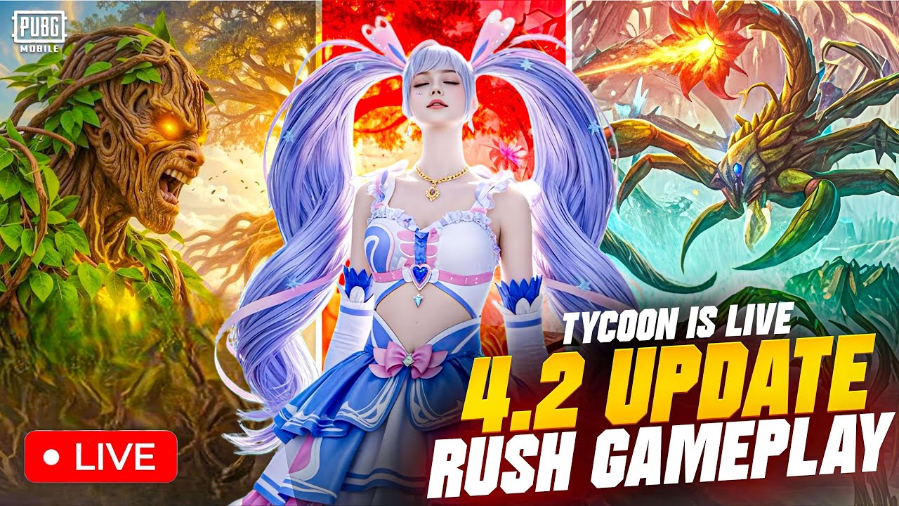 NEW UPDATE 4.2😨PUBG MOBILE RUSH GAME PLAY Live Stream
