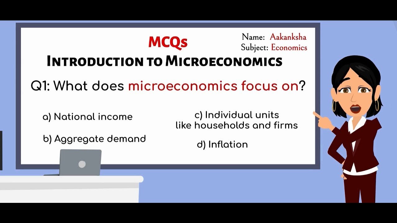 Introduction to Microeconomics | Detailed Animated MCQs with Practical Examples | Part 1 #economics