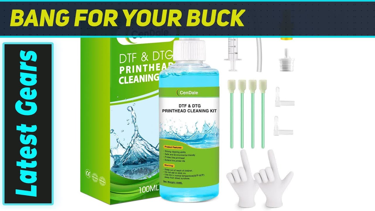 Best DTF Printhead Cleaning Solution? Universal Kit Tested!