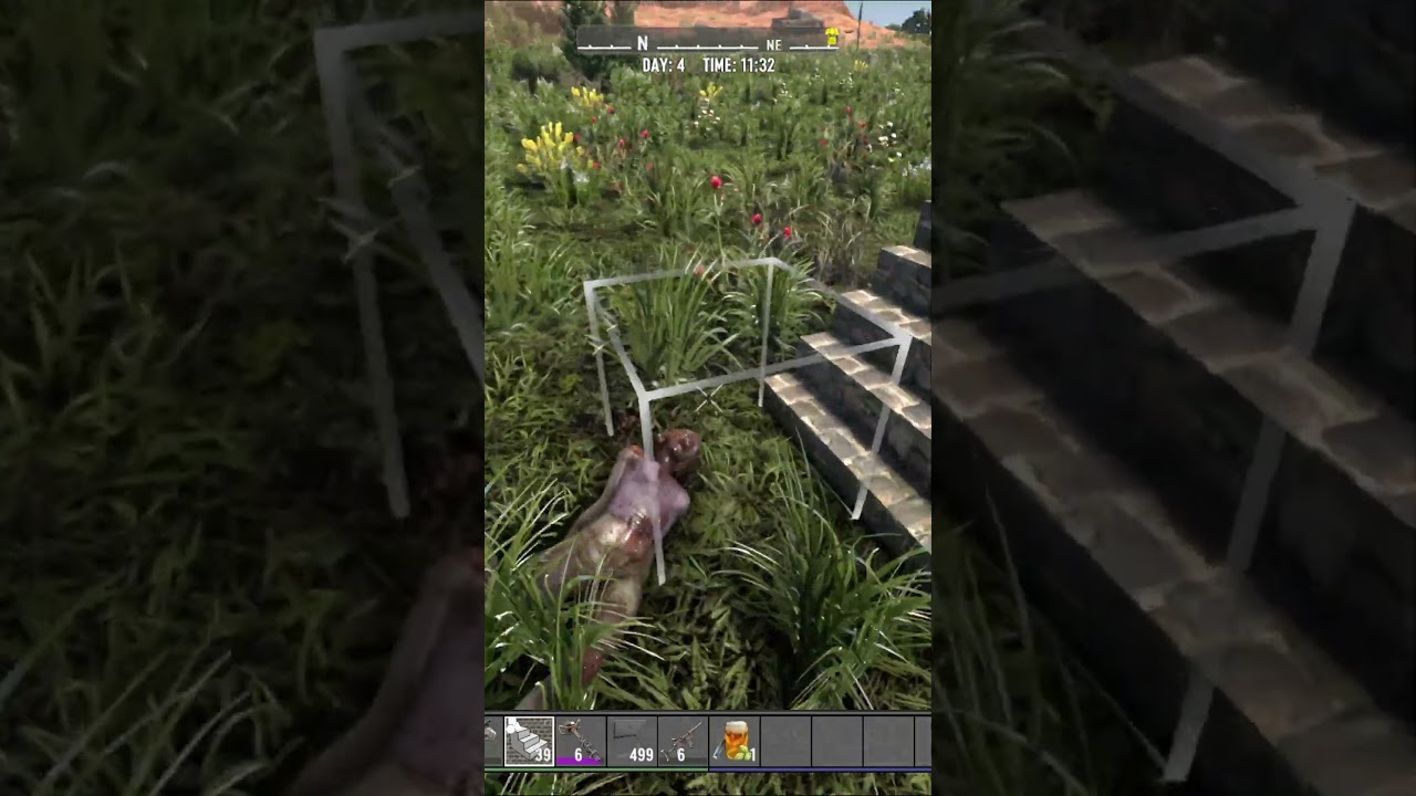 Учебное пособие по созданию базы для орды в 7 Days To Die #7days #gaming #tutorial #zombies #game...