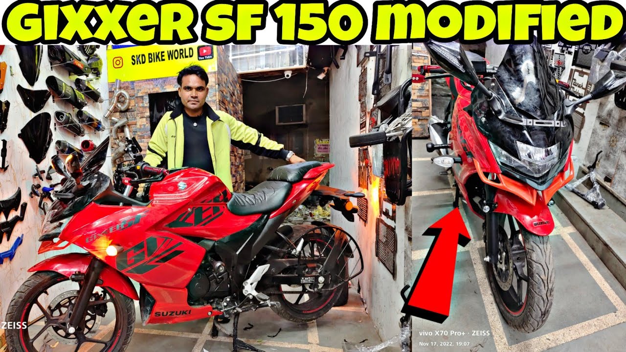 suzuki gixxer sf 150 modified | gixxer sf 150 modification | Gixxer modified