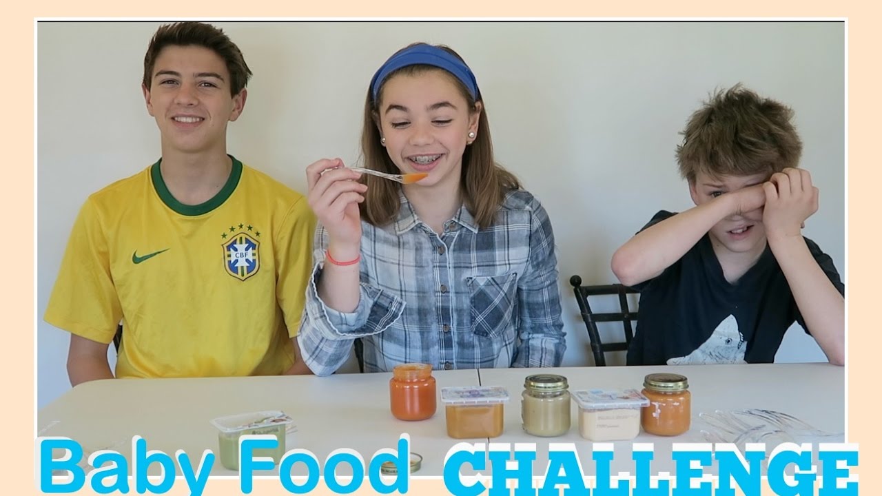 BABY FOOD CHALLENGE | SURPRISE CHALLENGES | Flippin' Katie
