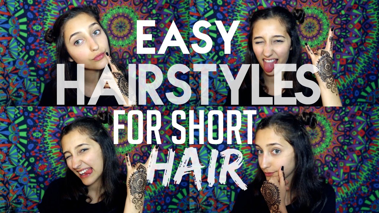 EASY HAIRSTYLES FOR SHORT HAIR!