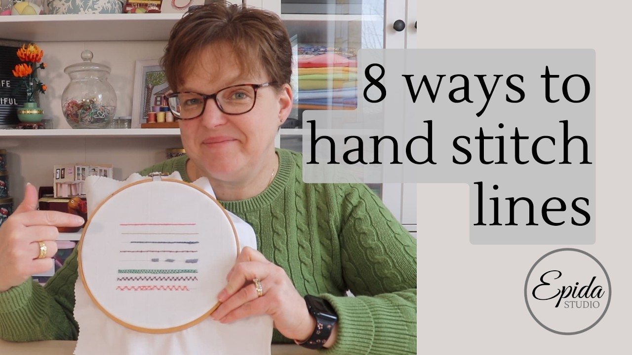 8 Ways to Hand Stitch Lines