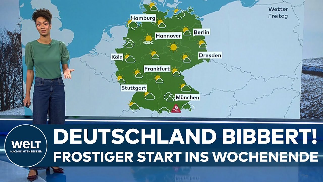 DEUTSCHLAND: Zieht euch warm an! Eiskalter Winterstart &ndash; Hier wird es besonders frostig!