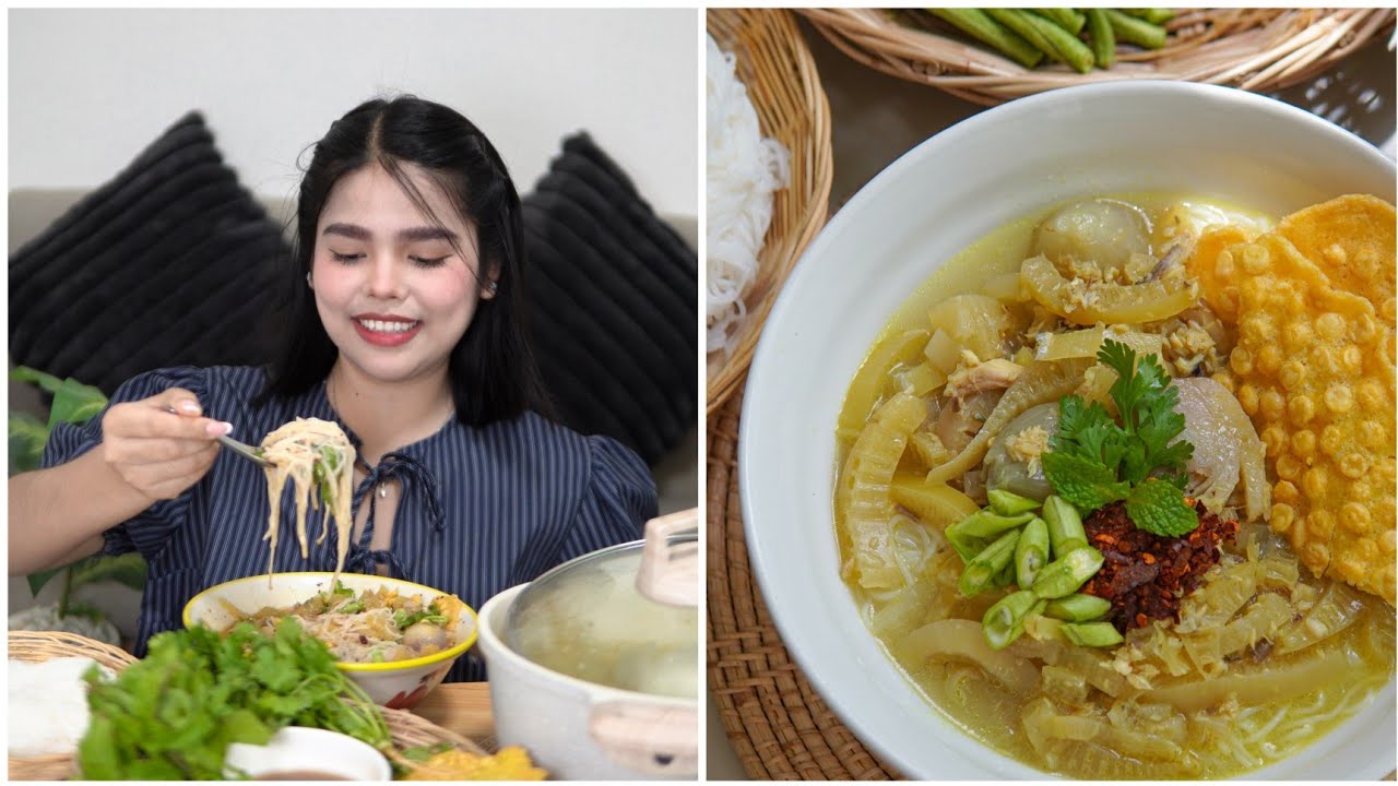 မွန်မုန့်ဟင်းခါး ကိုယ်တိုင်ချက် ကိုယ်တိုင်အဝစားကြမယ်…👩🏻‍🍳😋