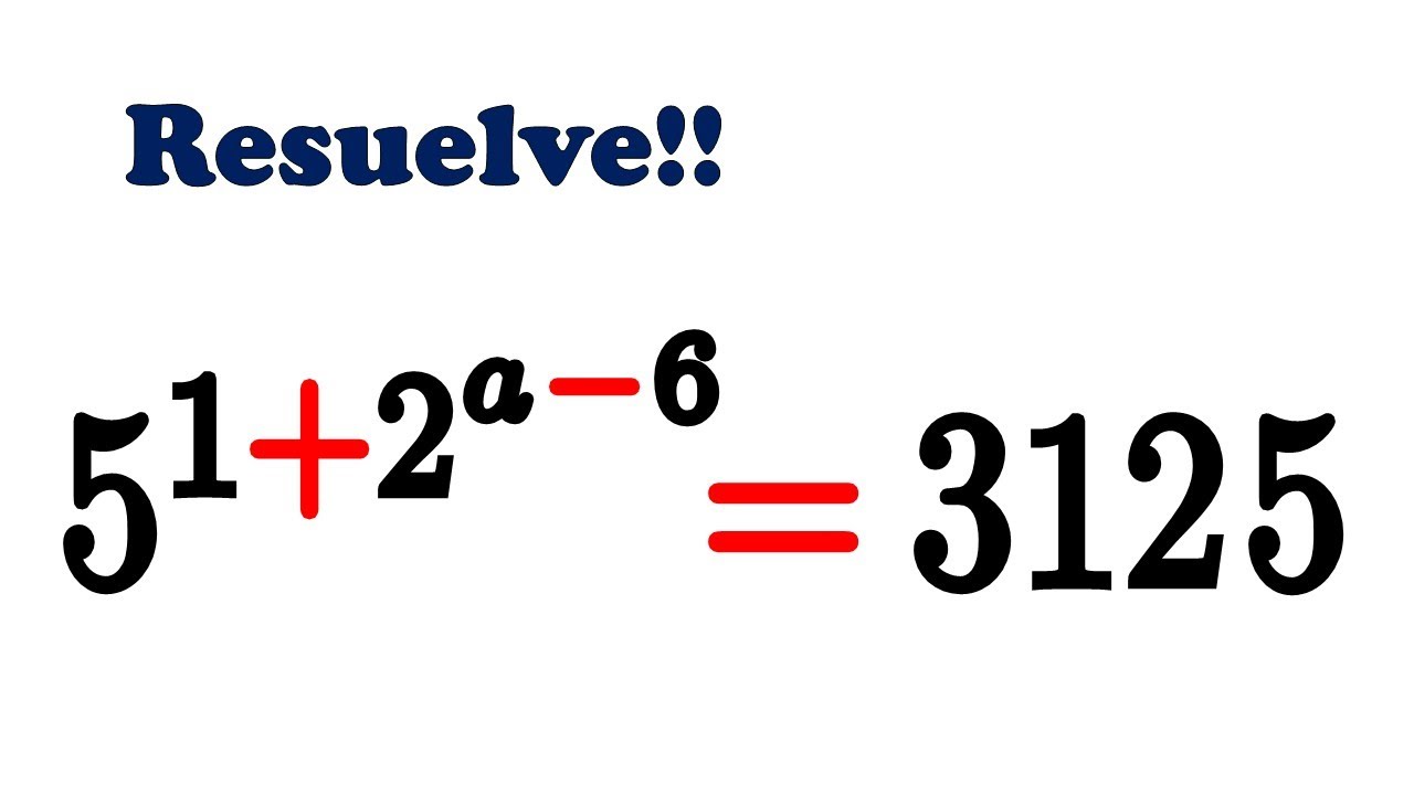 Resuelve esta potencia exponencial en segundos 🤯 | Reto matemático