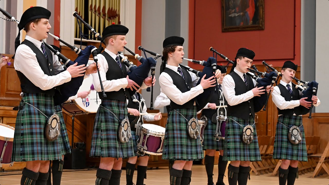 The Glasgow Academy Pipe Band, Scotland