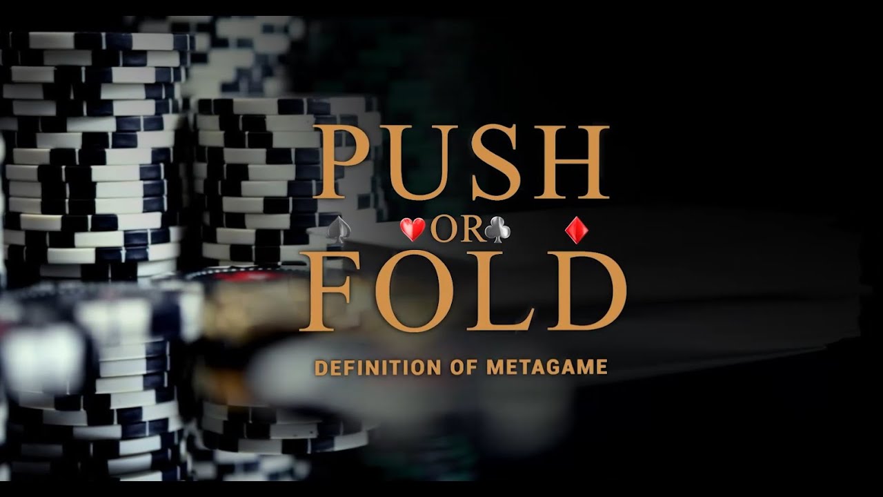 Definition of metagame poker