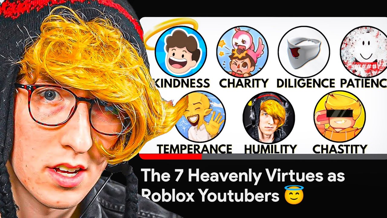 KreekCraft Reacts To The 7 Heavenly Virtues as Roblox Youtubers😇