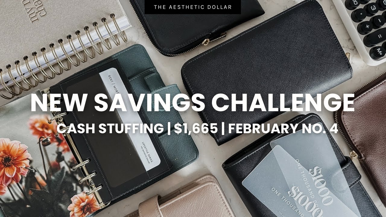 Cash Stuffing ✨ $1,665 | Sinking Funds + New Lifestyle Savings Challenge