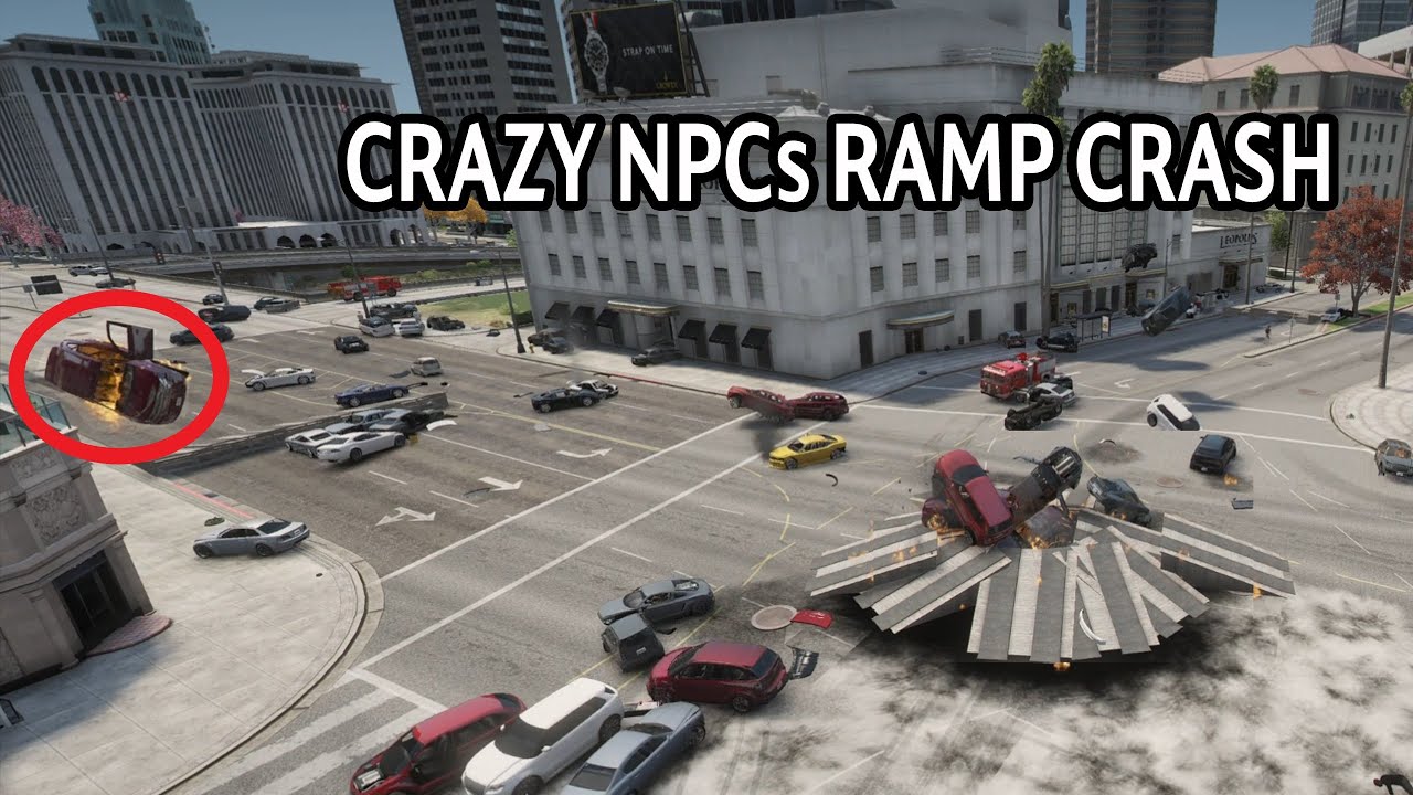 30 Minutes of GTA V Traffic Mayhem & Wild Jumps! Part 2