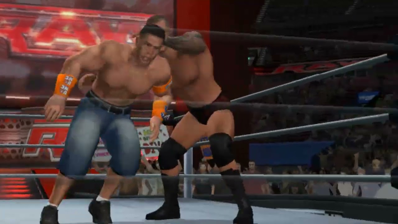 WWE SmackDown! vs  Raw 2011 PS2 Gameplay