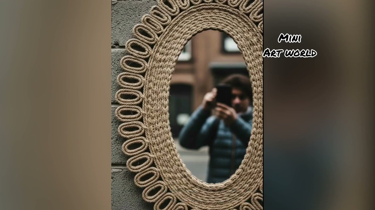 Boho Mirror with Jute Rope | Handmade Eco Décor 🌿