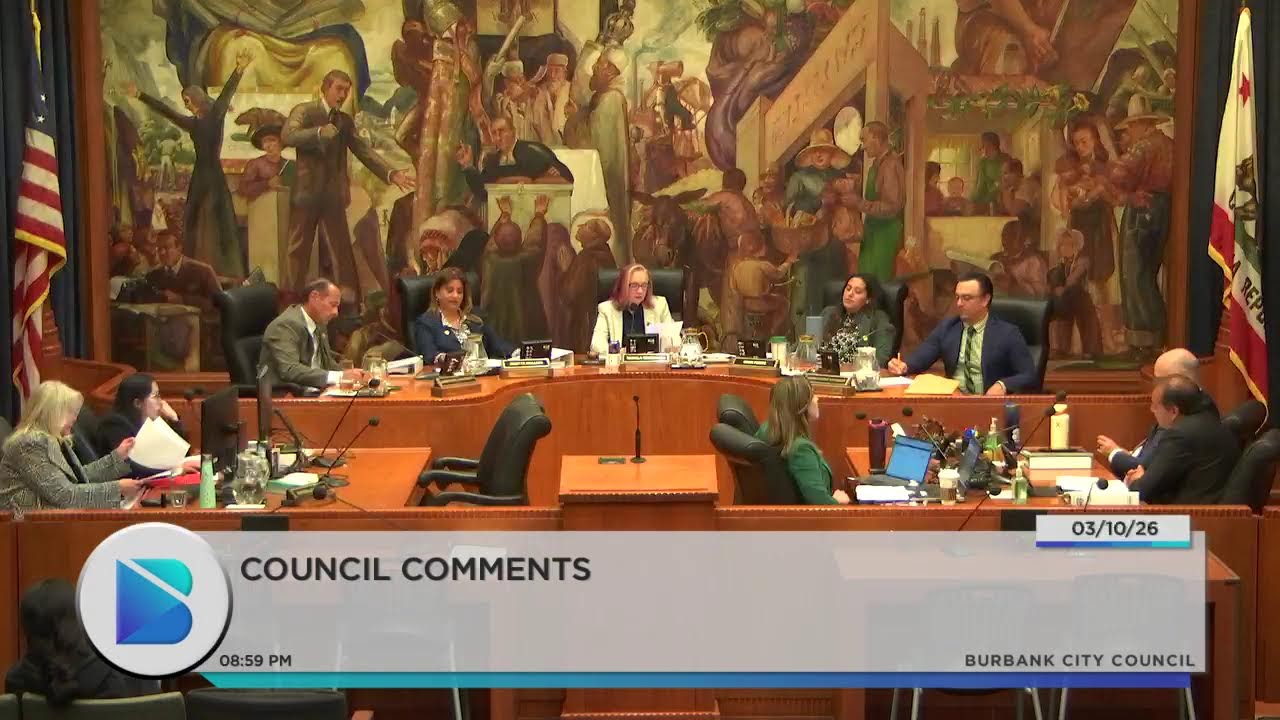 Burbank City Council Meeting - March 10, 2026