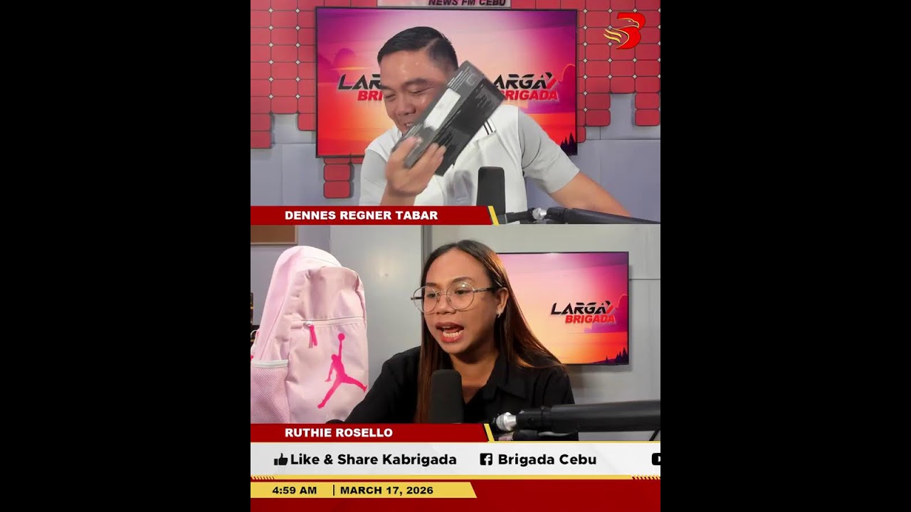 𝐋𝐀𝐑𝐆𝐀 𝐁𝐑𝐈𝐆𝐀𝐃𝐀 MARCH 17, 2026| TUESDAY  90.7 BRIGADA NEWS FM CEBU