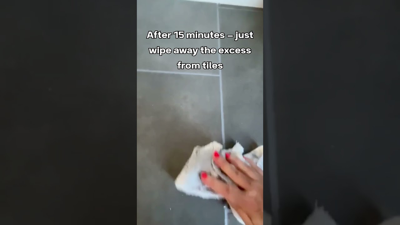 DIY Grout Refresh Hack | Cheap and Easy - #diyprojects #doityourself #diy #groutcleaning
