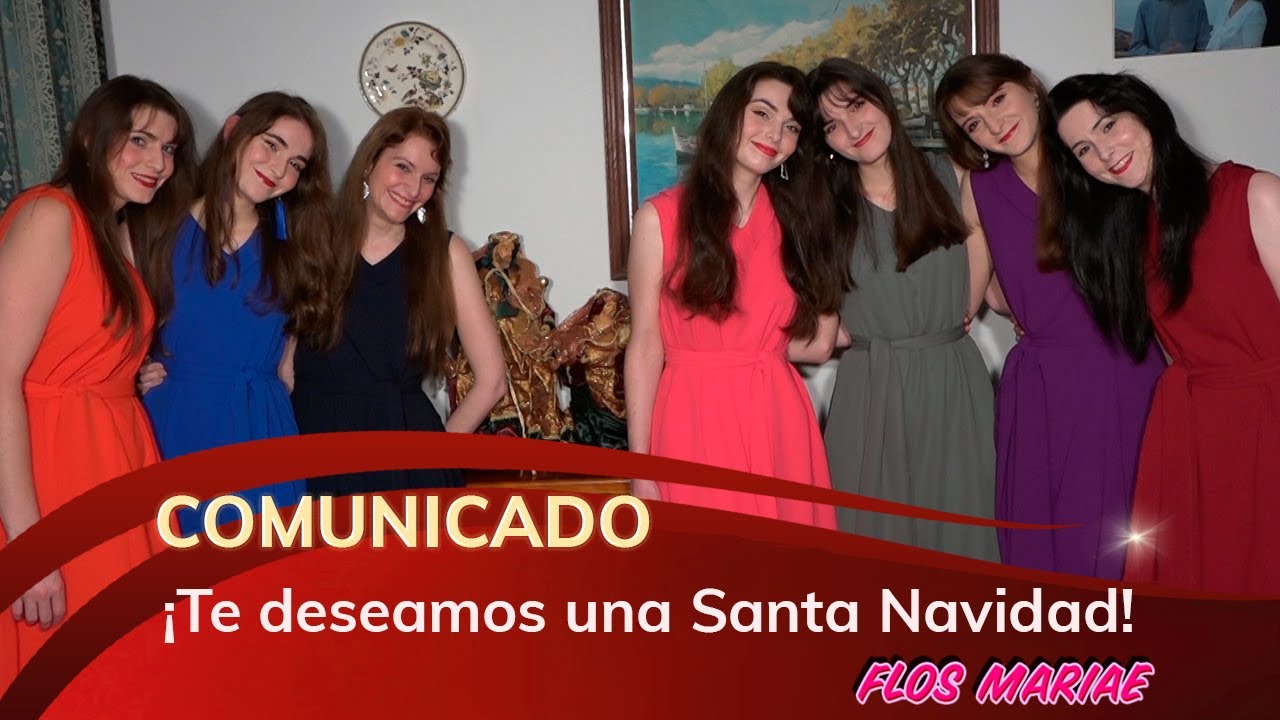 Comunicado: ¡Te deseamos una Santa Navidad! - Flos Mariae