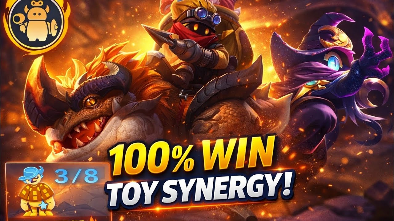 UNSTOPPABLE THARZ TOY BUILD! | Magic Chess Go Go Gameplay #magicchessgogo 