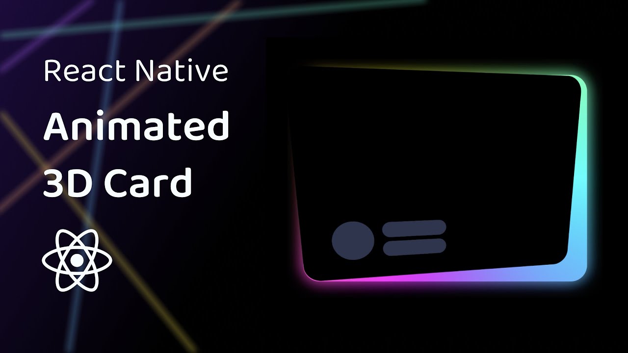 Animated 3D Card in React Native (Reanimated and Skia)