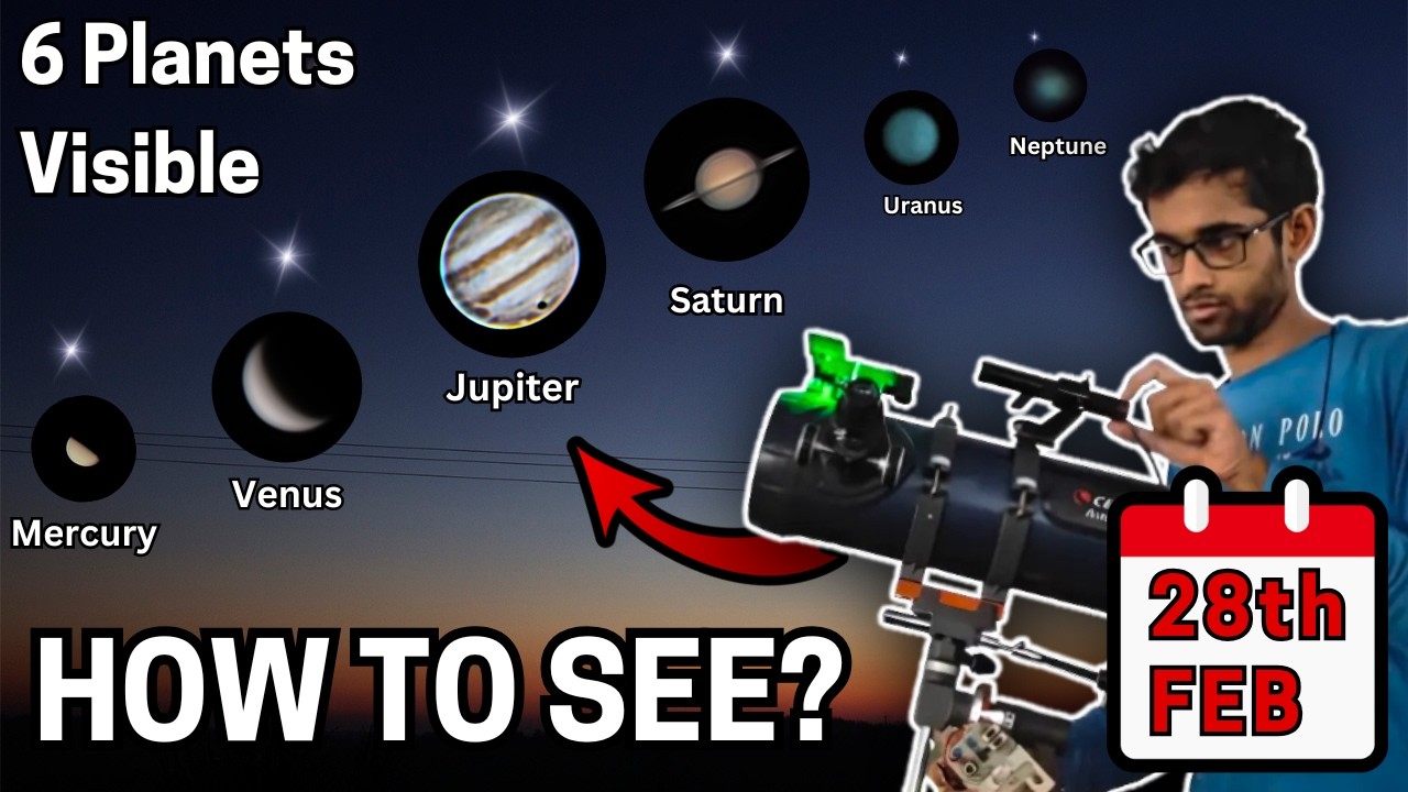Don't Miss Rare Planetary Alignment 28th February | How To See Planet Parade 2026?