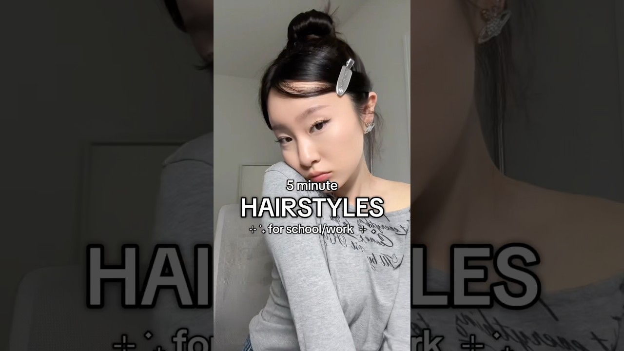 MORE 5 MIN HAIRSTYLES FOR SCHOOL OR WORK!! for my lazy girls :) #hairstyles #hairtips #hairtutorial