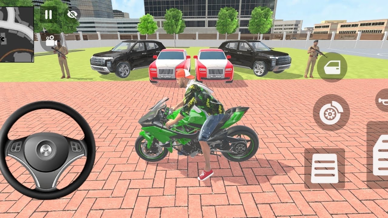 🎮Franklin order by 2️⃣ black car and 2️⃣ rolls Royal in indian 🇮🇳.theft auto simulator 🎮