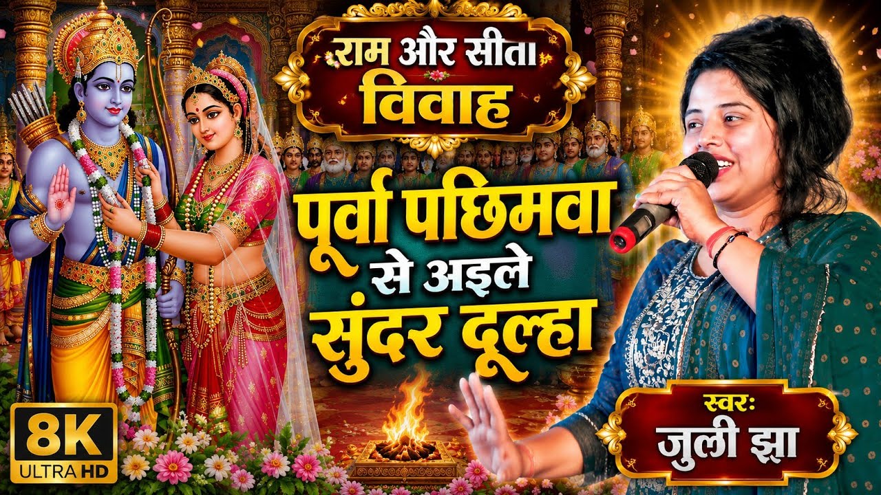 पूर्वा पछिमवा से अइले सुंदर दूल्हा ( पारम्परिक राम सीता विवाह गीत ) Juli jha New Vivah Geet