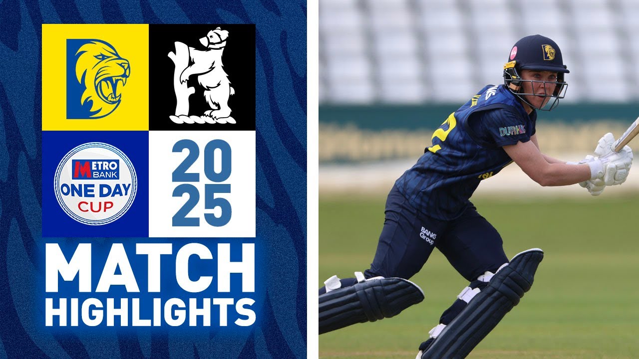 📲 MADY VILLIERS shines with bat & ball as Durham beat Warwickshire in List A thriller | highlights