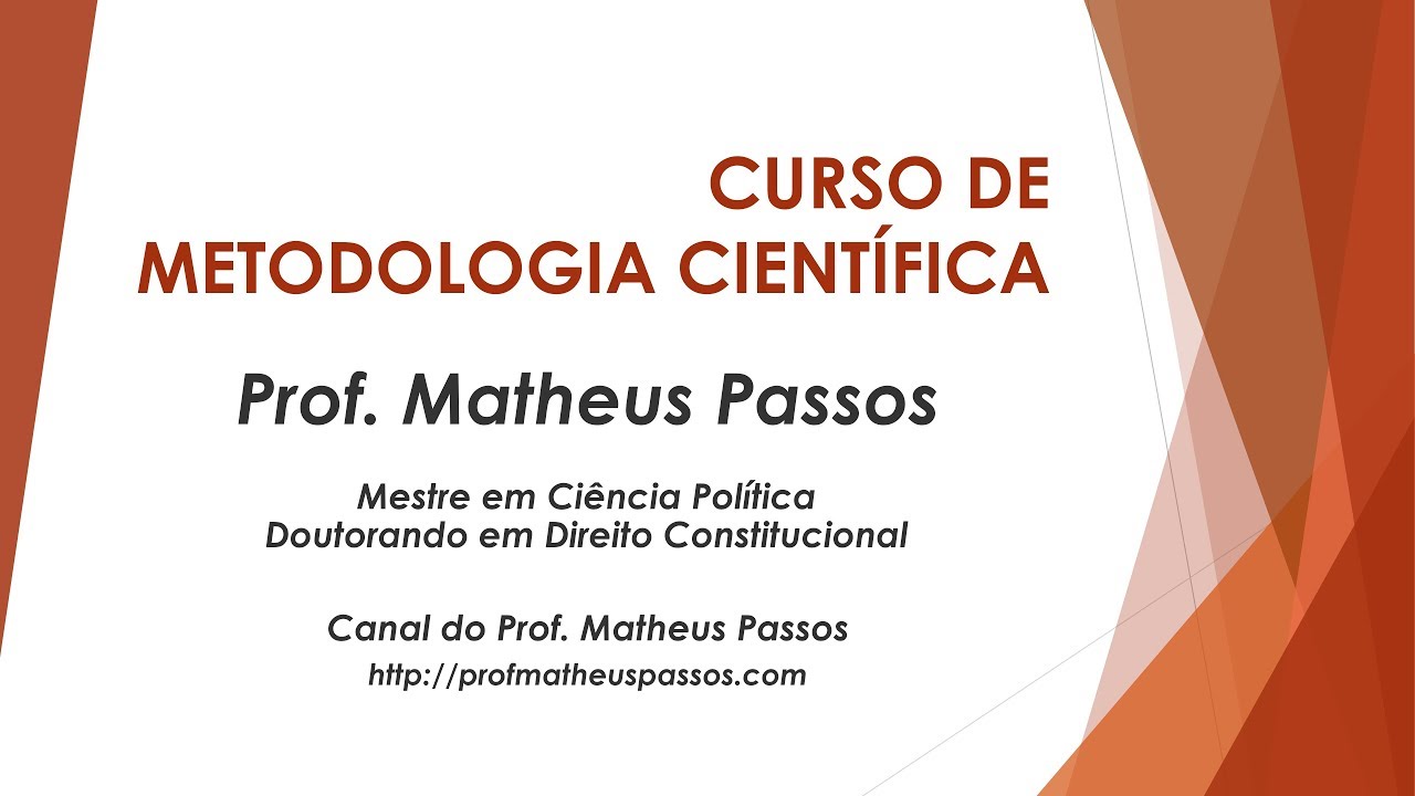 Curso GRATUITO de Metodologia Científica