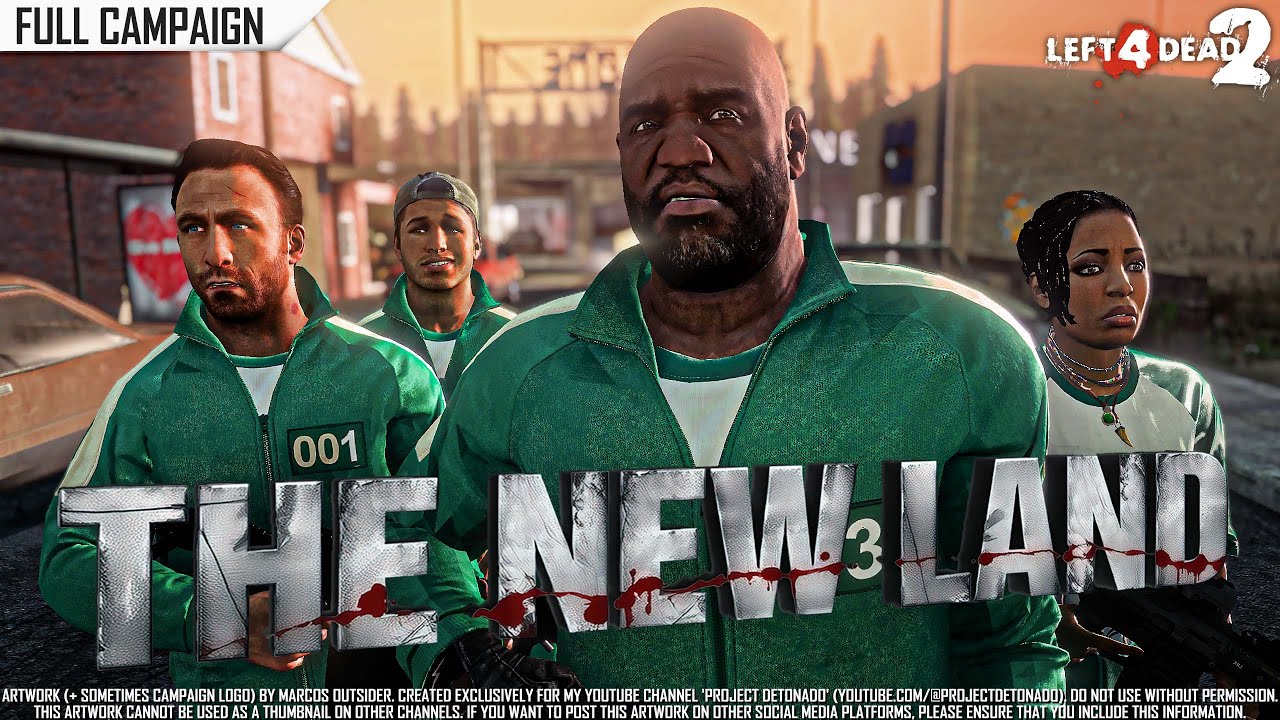 Left 4 Dead 2: The New Land (Custom Campaign) Rating ⭐⭐⭐⭐ 4K 60fps