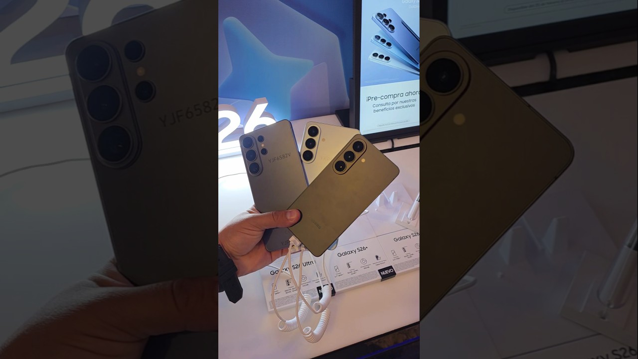 Вся семья Samsung теперь здесь, в Сальвадоре!! #s26ultra