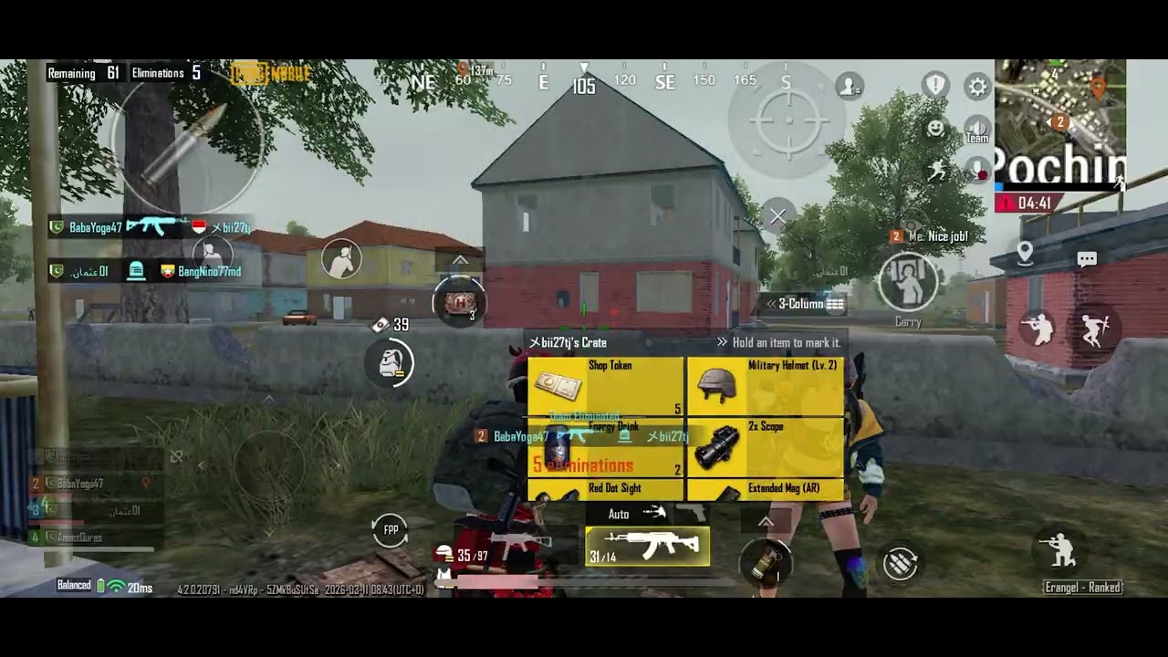 Intense PUBG Mobile gameplay with massive 18 kill clutches