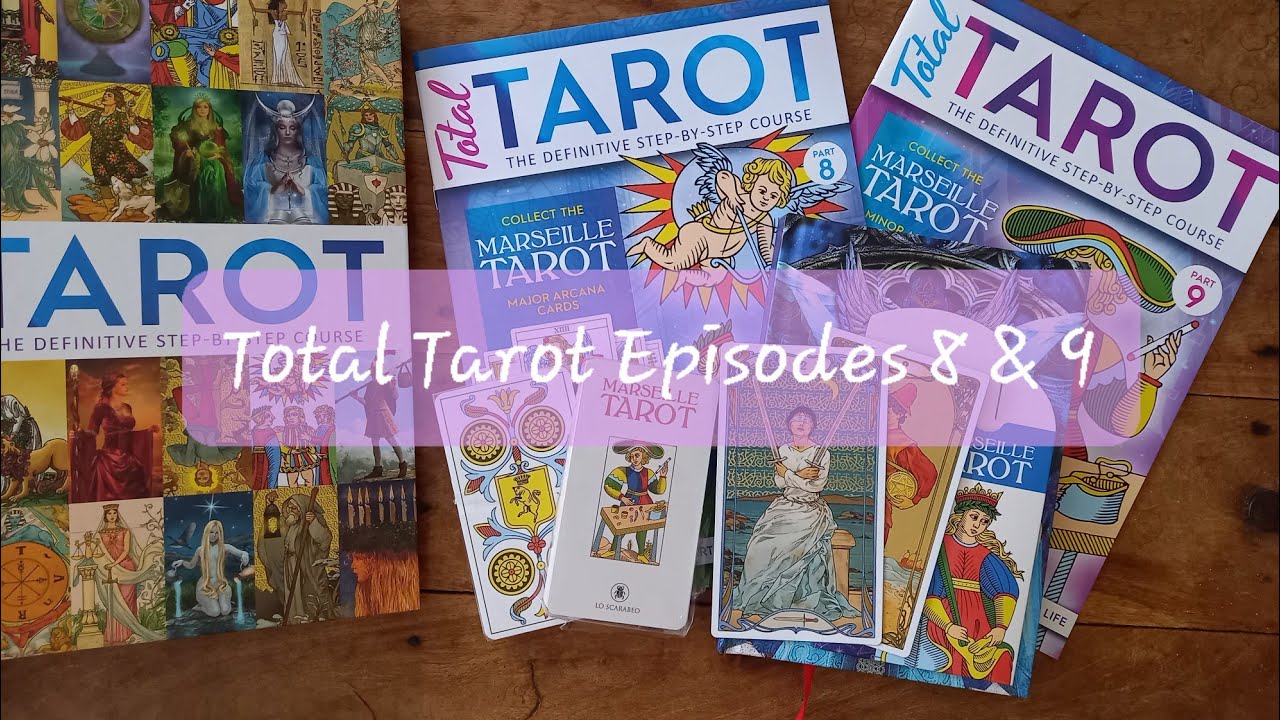 Total Tarot Subscription Magazines 8 & 9 Plus Marseilles Tarot Deck