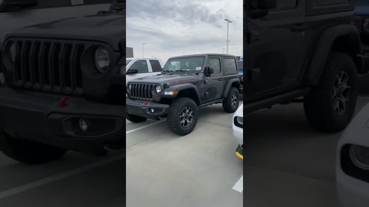 2022 Jeep Wrangler Rubicon 2 Door in Granite Crystal #shorts