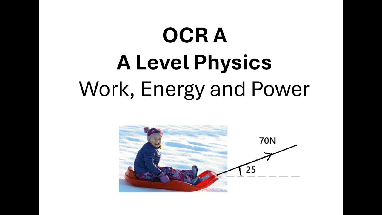 OCR A: A Level Physics: Work, Energy and Power