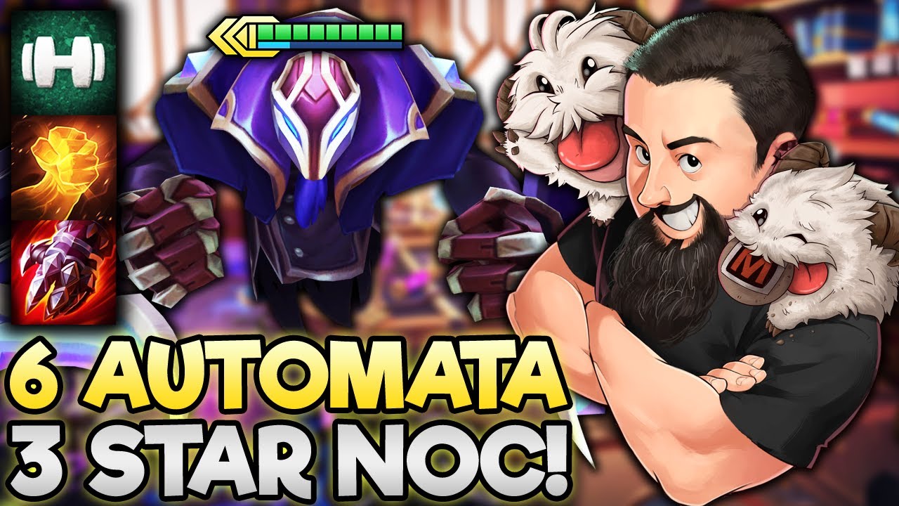 6 Automata - 15,000 HP Nocturne Carry?! | TFT Into the Arcane | Teamfight Tactics