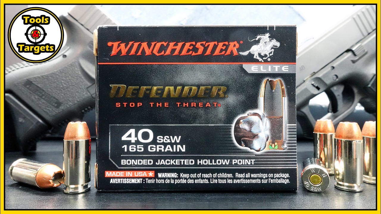 This Defender Ain't No Pretender!...Winchester Defender .40 S&W Self-Defense AMMO Ballistic Gel Test