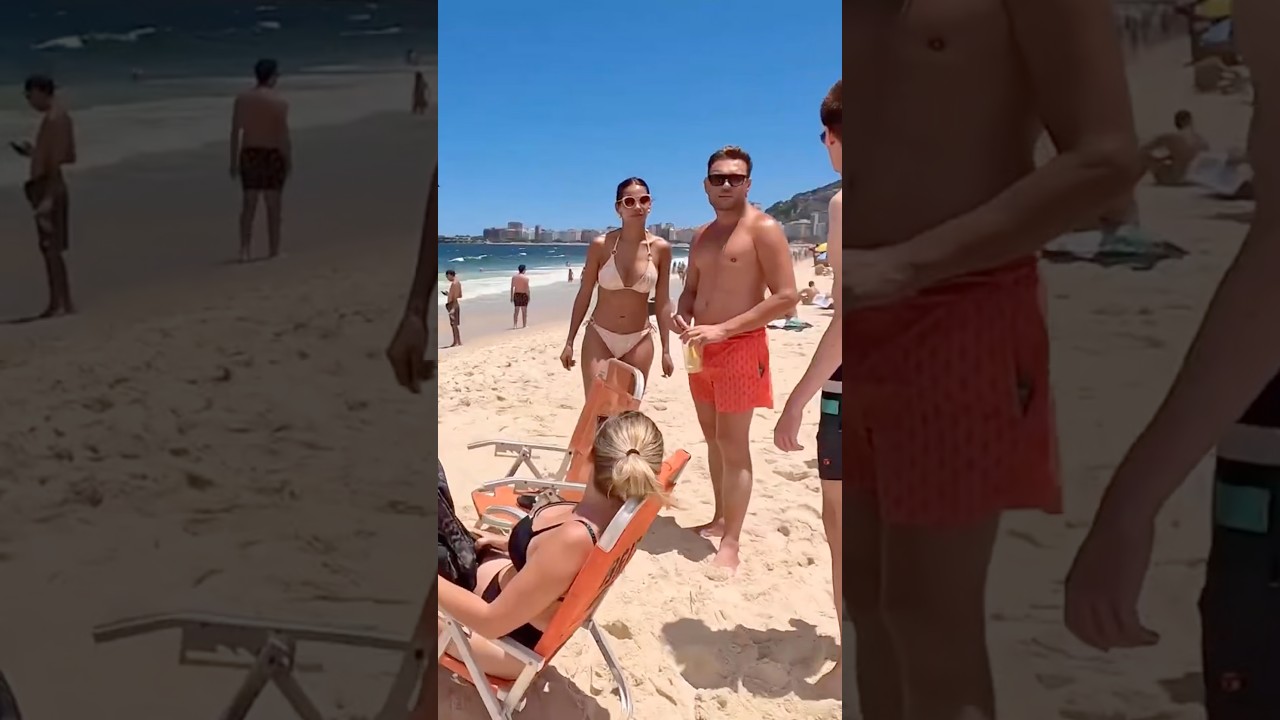 🇧🇷 Plaża Copacabana Słoneczny dzień