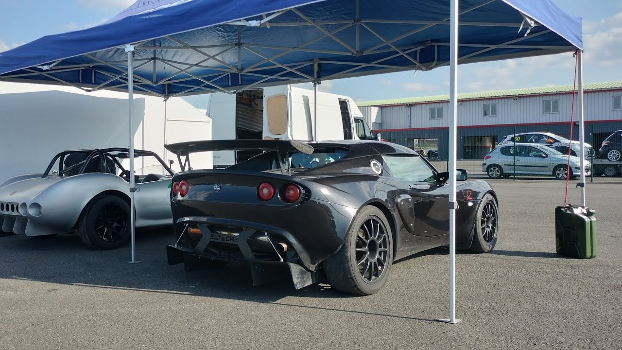 Lotus exige 430 Cup Vs lotus Elise K20. Circuit Val de Vienne. track day Nomad driving expérience