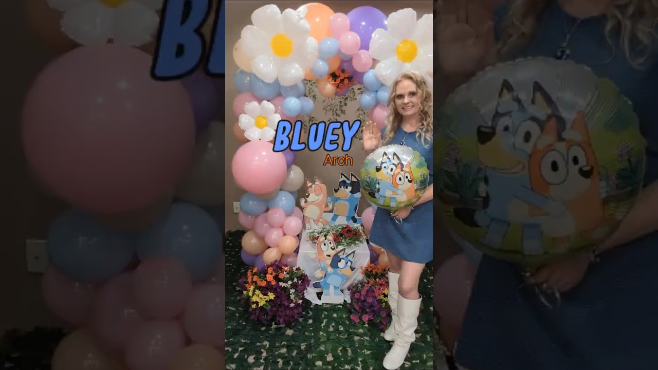 Bluey Balloon Arch