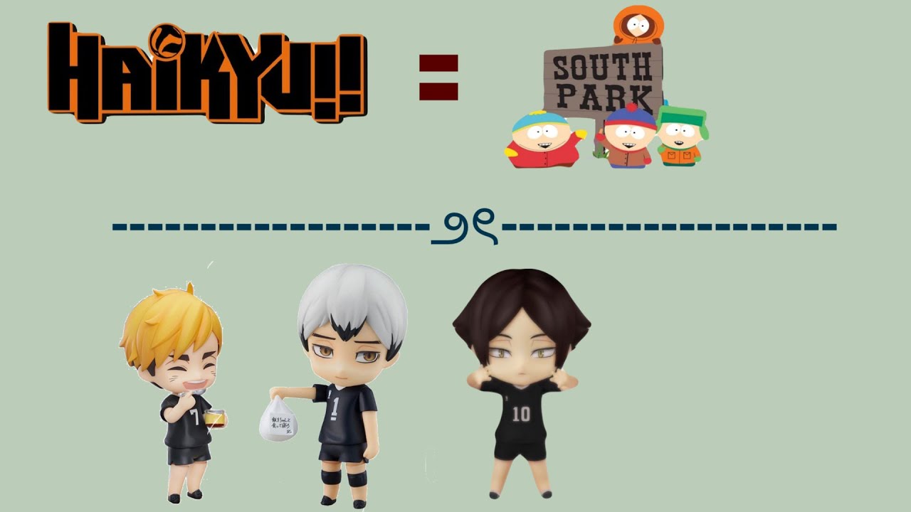 Haikyuu texts x South Park | the f word!