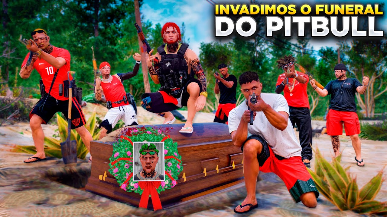GTA V: VIDA DO CRIME | A ÚLTIMA MISSÃO! INVADIMOS O VELÓRIO DO PITBULL ARMADOS ATÉ OS DENTES💀🔫 |#101