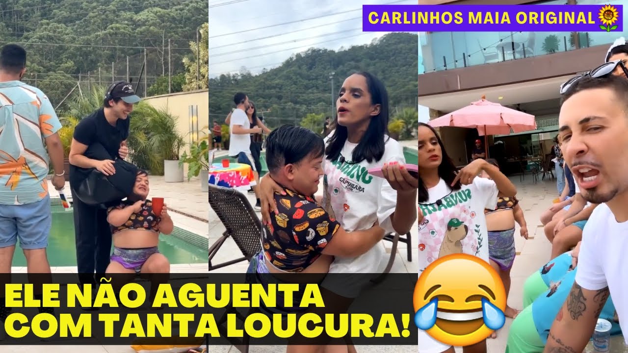 ELA DEU EM CIMA DELES | DO NADA ELA COMEÇOU A CANTAR, A REAÇÃO DE CARLINHOS 🤣🤣 | CARLINHOS MAIA 🌻