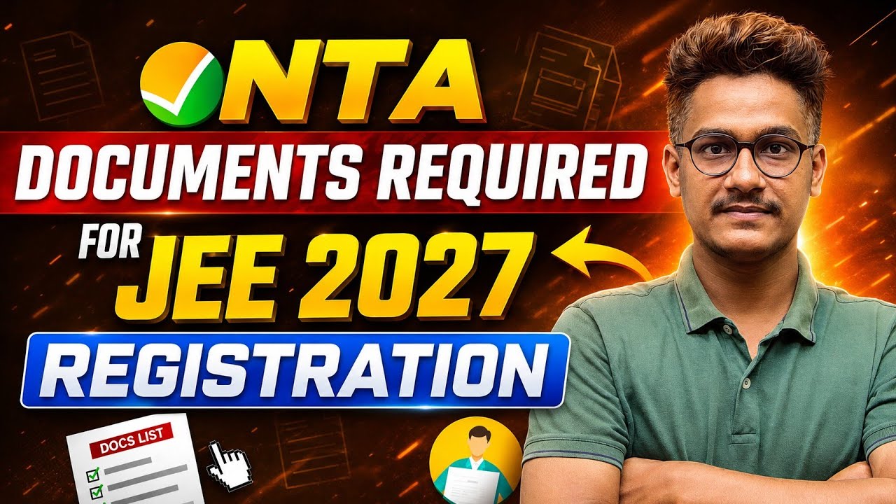 JEE 2027 😱 Latest Documents Required for JEE Mains Registration | New Category Certificate #jee2027