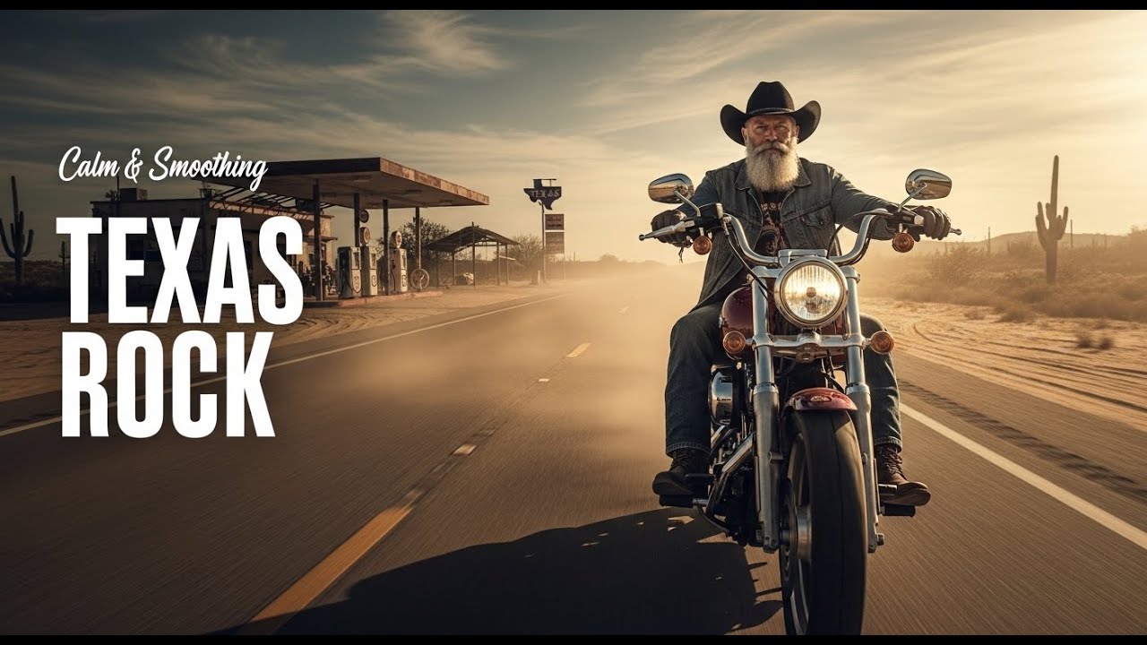 Texas Outlaw Rock N Roll Vibes: Raw Biker Guitars & Blues Spirit #66