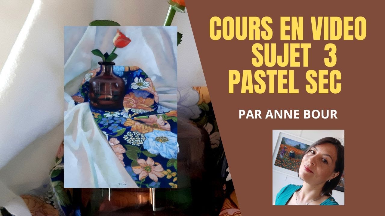 Extrait du cours sur le drapé au pastel sec