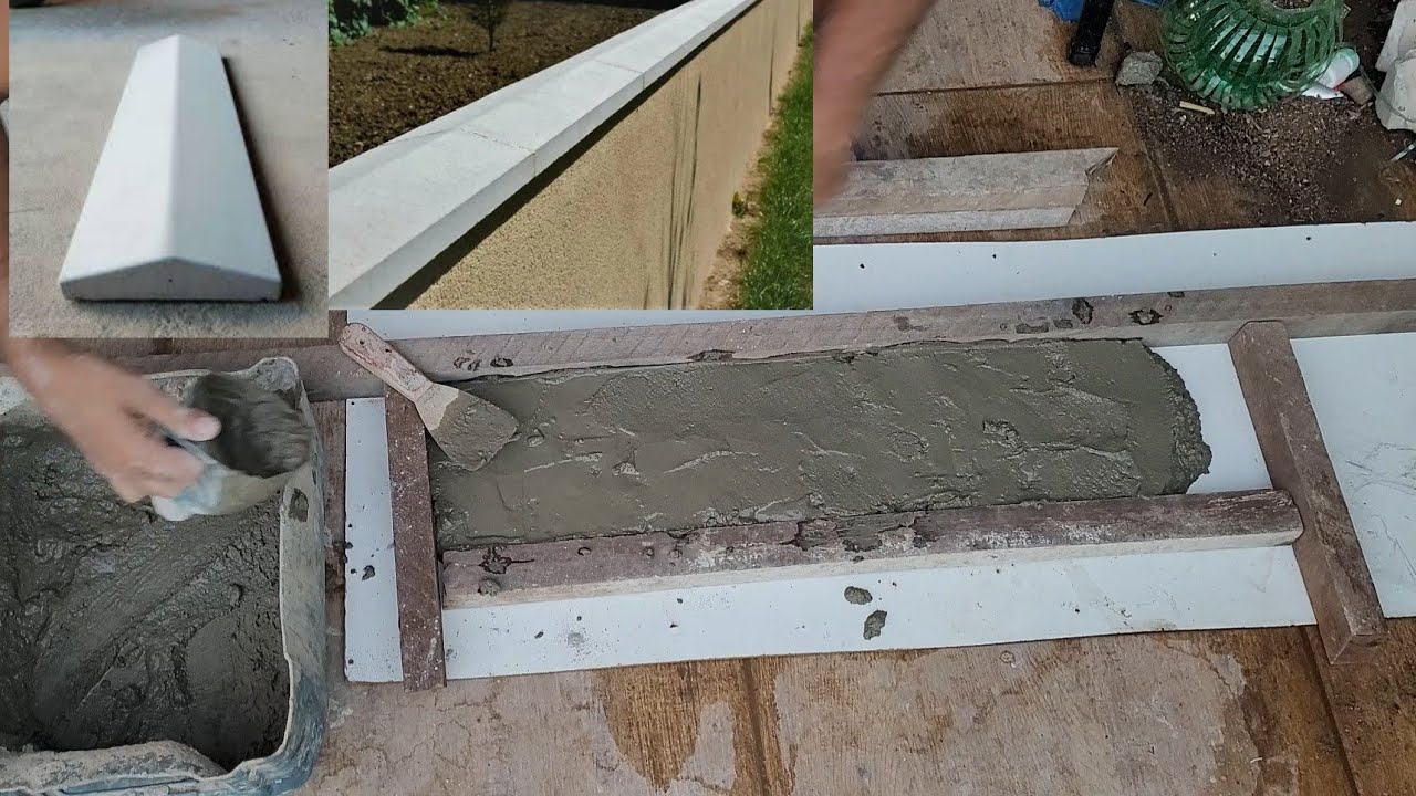 como fazer chapéu de muro (pingadeira) com madeira simples d mais  como fazer pingadeira de moro
