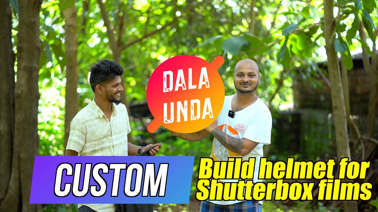 Special Custom Made Helmet For Shutterbox Films | DALA UNDA 😉