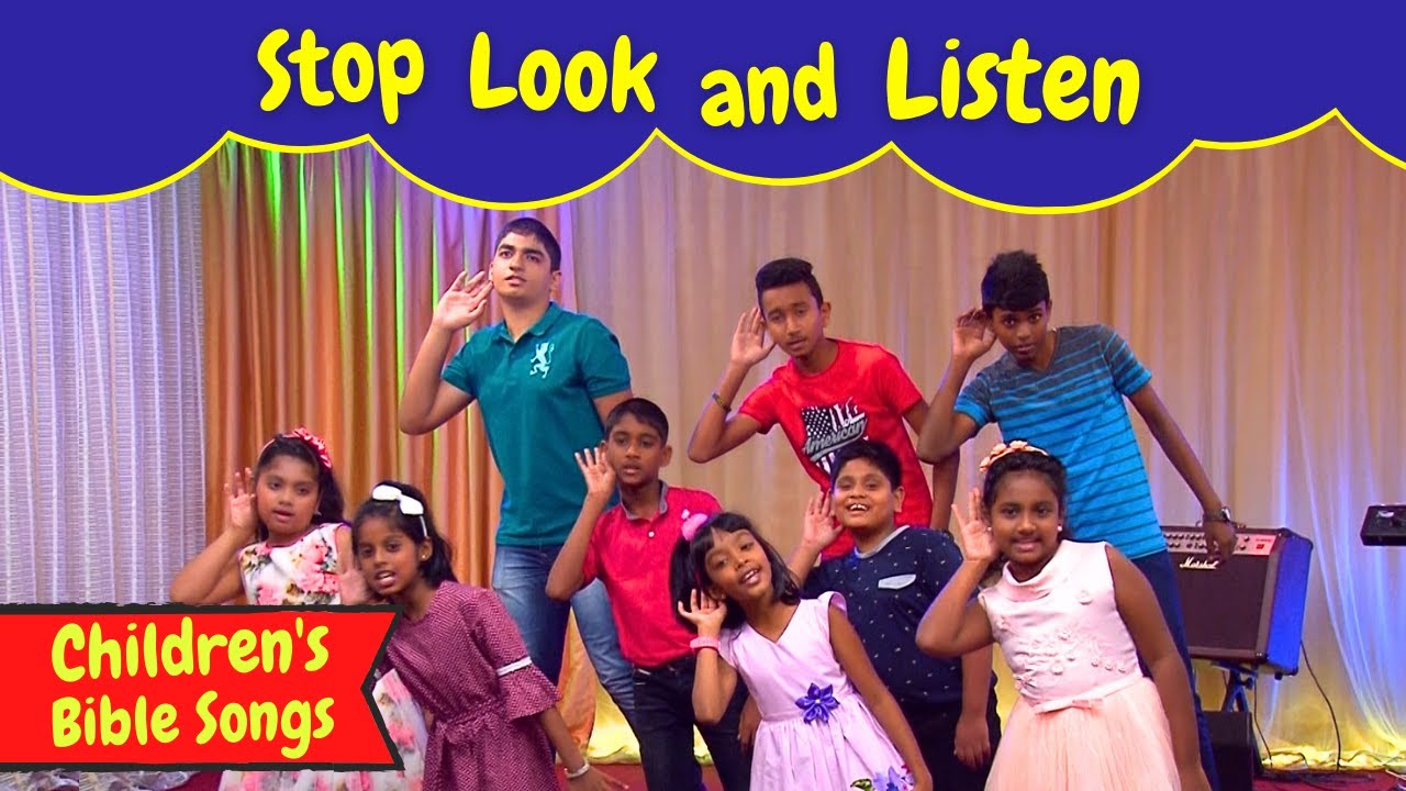 Stop Look and Listen | BF KIDS | Action Bible Songs